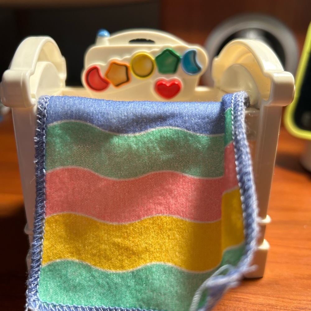 Vintage Fisher Price Musical Crib